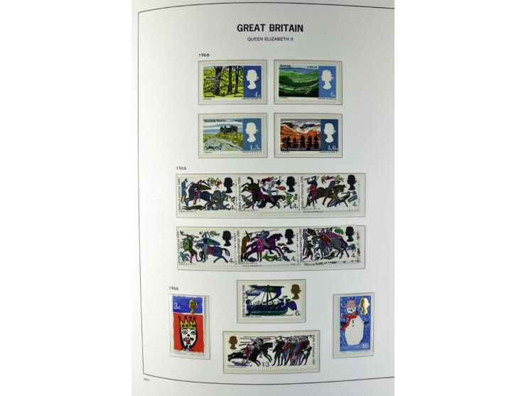1840/1990 (ca.), postfrischer, ungebrauchter und gestempelter Sammlungsbestand, dabei diverse frühe Schilling- und Pfund-Wert
