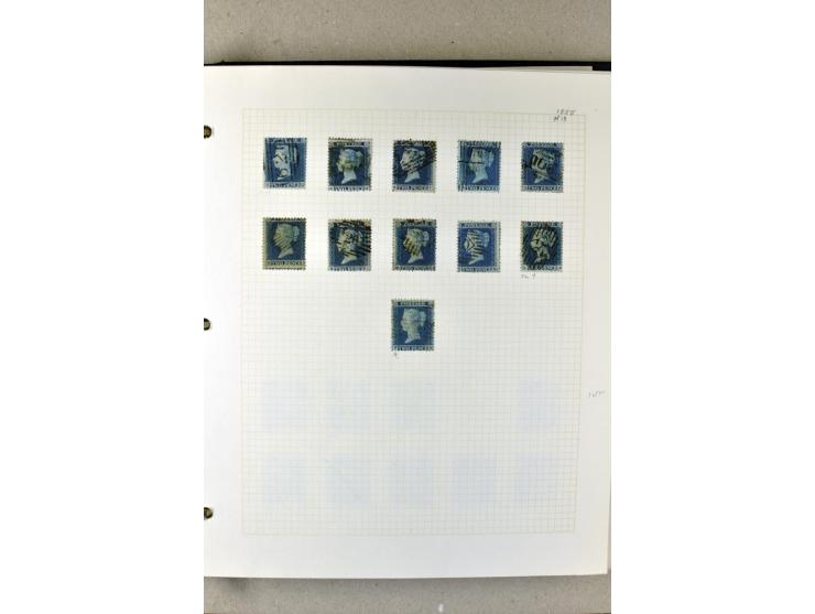 1840/1990 (ca.), postfrischer, ungebrauchter und gestempelter Sammlungsbestand, dabei diverse frühe Schilling- und Pfund-Wert