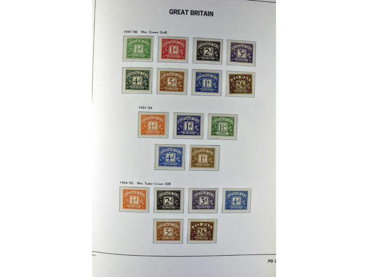 1840/1990 (ca.), postfrischer, ungebrauchter und gestempelter Sammlungsbestand, dabei diverse frühe Schilling- und Pfund-Wert
