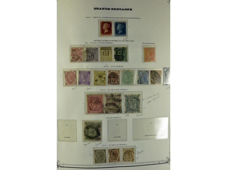 1840/1990 (ca.), postfrischer, ungebrauchter und gestempelter Sammlungsbestand, dabei diverse frühe Schilling- und Pfund-Wert