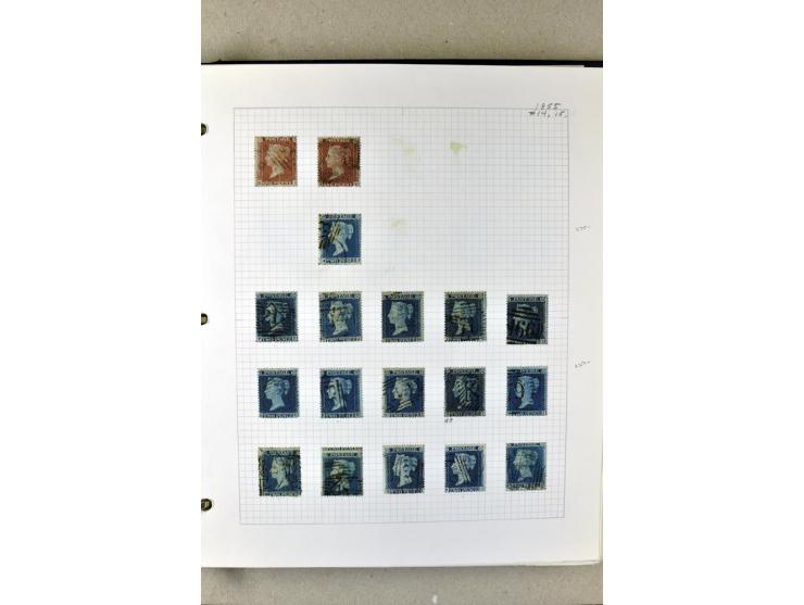 1840/1990 (ca.), postfrischer, ungebrauchter und gestempelter Sammlungsbestand, dabei diverse frühe Schilling- und Pfund-Wert
