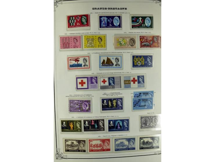 1840/1990 (ca.), postfrischer, ungebrauchter und gestempelter Sammlungsbestand, dabei diverse frühe Schilling- und Pfund-Wert