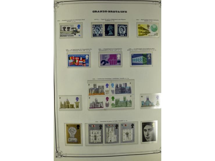1840/1990 (ca.), postfrischer, ungebrauchter und gestempelter Sammlungsbestand, dabei diverse frühe Schilling- und Pfund-Wert