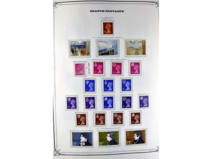 1840/1990 (ca.), postfrischer, ungebrauchter und gestempelter Sammlungsbestand, dabei diverse frühe Schilling- und Pfund-Wert