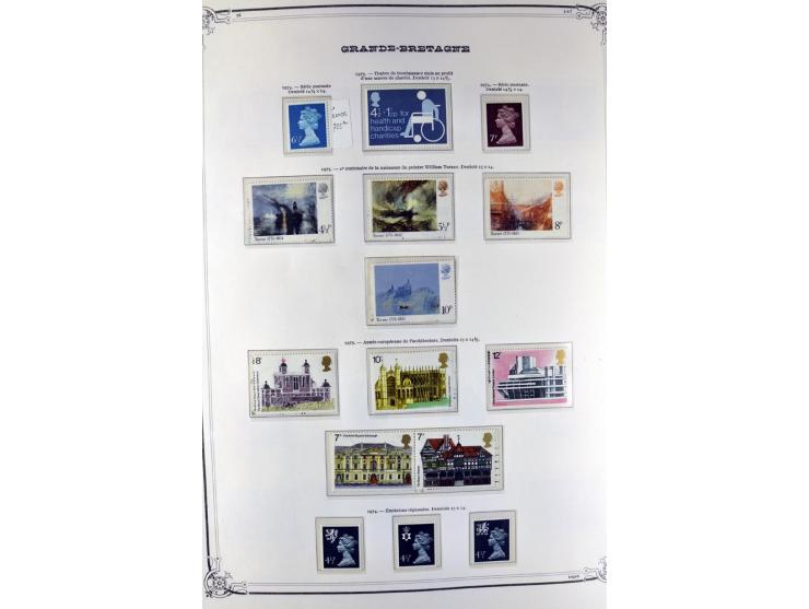 1840/1990 (ca.), postfrischer, ungebrauchter und gestempelter Sammlungsbestand, dabei diverse frühe Schilling- und Pfund-Wert