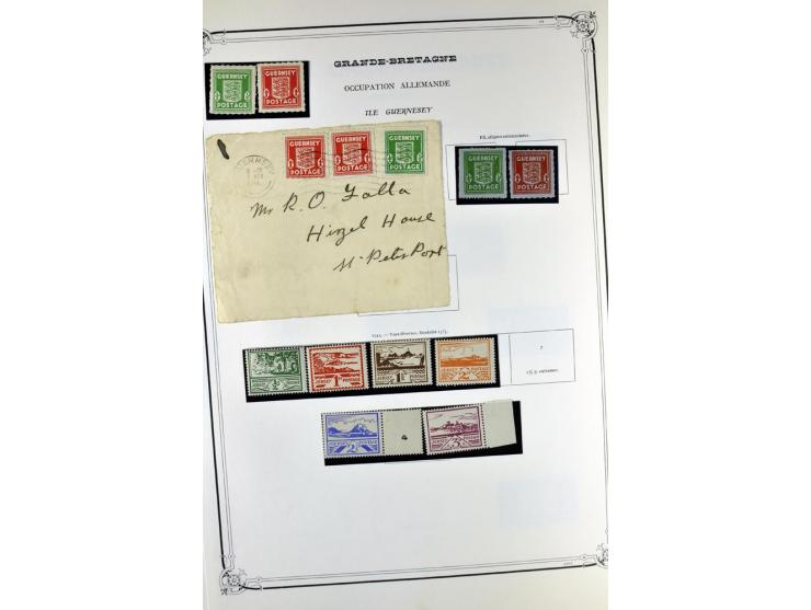 1840/1990 (ca.), postfrischer, ungebrauchter und gestempelter Sammlungsbestand, dabei diverse frühe Schilling- und Pfund-Wert