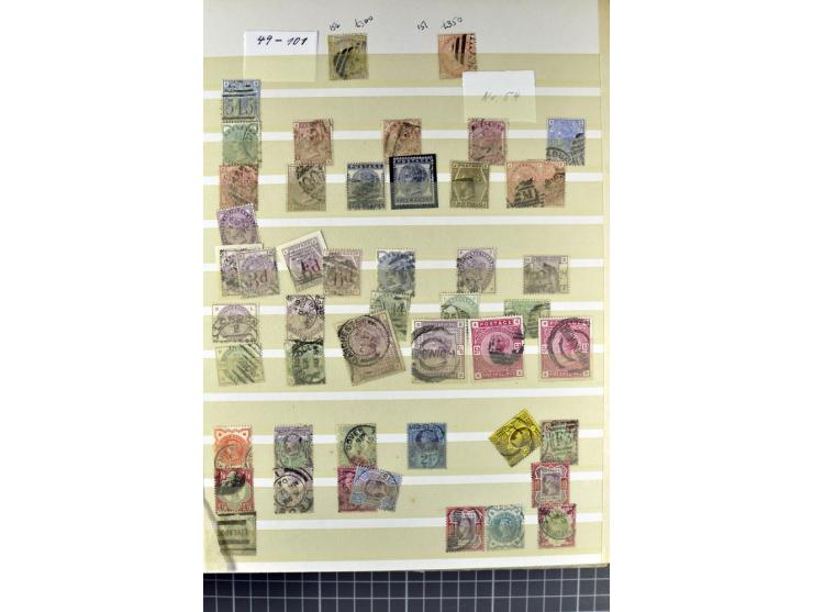 1840/1990 (ca.), postfrischer, ungebrauchter und gestempelter Sammlungsbestand, dabei diverse frühe Schilling- und Pfund-Wert