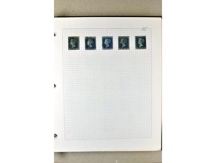 1840/1990 (ca.), postfrischer, ungebrauchter und gestempelter Sammlungsbestand, dabei diverse frühe Schilling- und Pfund-Wert