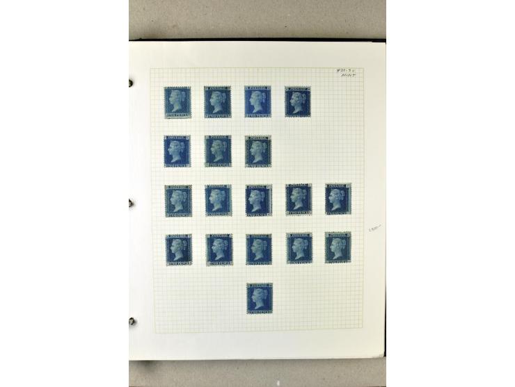1840/1990 (ca.), postfrischer, ungebrauchter und gestempelter Sammlungsbestand, dabei diverse frühe Schilling- und Pfund-Wert