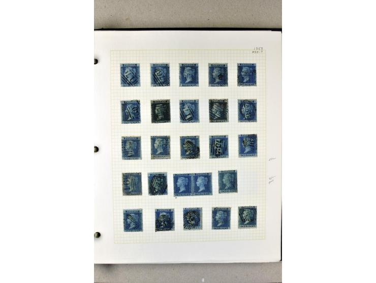 1840/1990 (ca.), postfrischer, ungebrauchter und gestempelter Sammlungsbestand, dabei diverse frühe Schilling- und Pfund-Wert