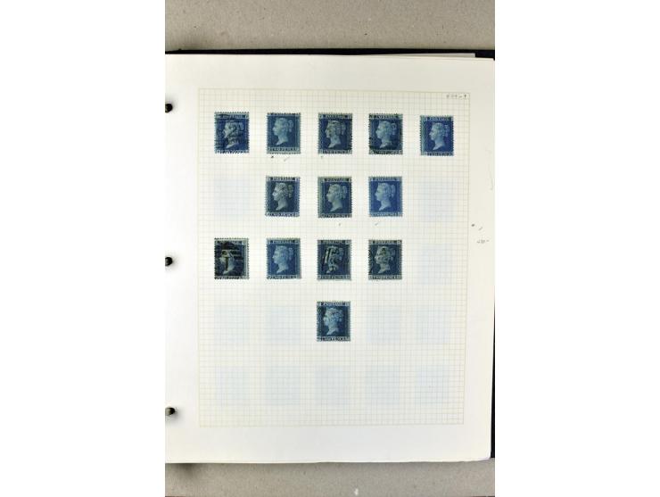 1840/1990 (ca.), postfrischer, ungebrauchter und gestempelter Sammlungsbestand, dabei diverse frühe Schilling- und Pfund-Wert