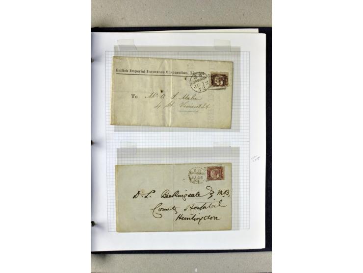 1840/1990 (ca.), postfrischer, ungebrauchter und gestempelter Sammlungsbestand, dabei diverse frühe Schilling- und Pfund-Wert