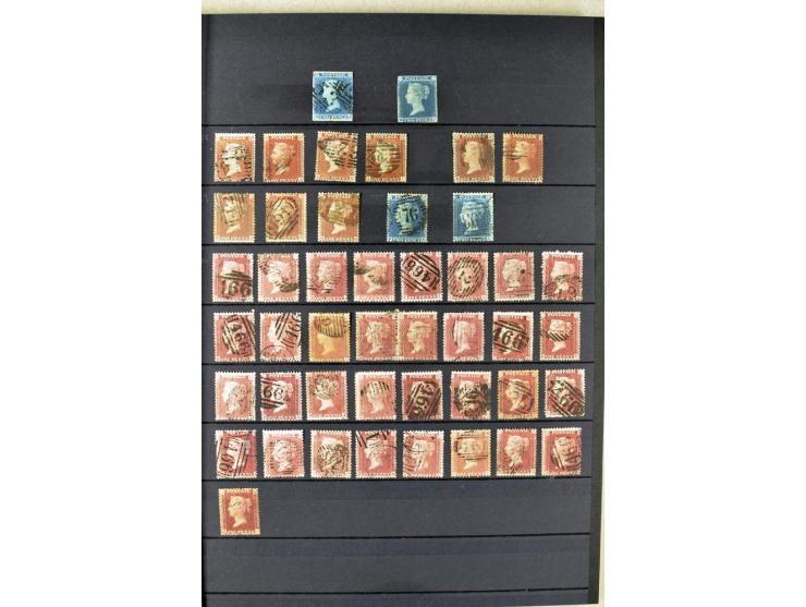 1840/1990 (ca.), postfrischer, ungebrauchter und gestempelter Sammlungsbestand, dabei diverse frühe Schilling- und Pfund-Wert