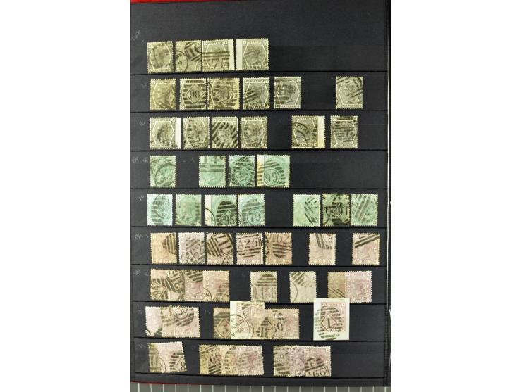 1840/1990 (ca.), postfrischer, ungebrauchter und gestempelter Sammlungsbestand, dabei diverse frühe Schilling- und Pfund-Wert