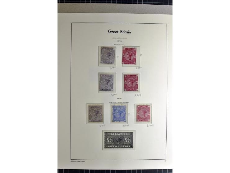 1840/1900, sehr schöne ungebrauchte Sammlung beginnend ab Mi.-Nr. 1 und 2, dabei viele bessere Werte wie Mi.-Nr. 67 und 72-81