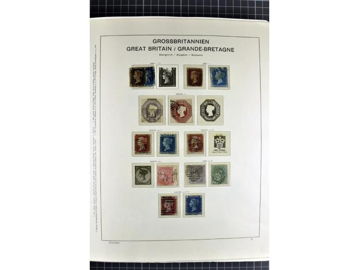 1840/2000, gestempelte Sammlung ab Mi.-Nr. 1 mit einigen besseren und kpl. Ausgaben in 3 Vordruckalben, dabei einige Höchstwe