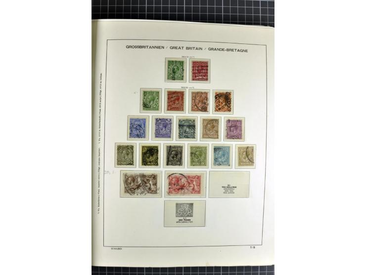 1840/2000, gestempelte Sammlung ab Mi.-Nr. 1 mit einigen besseren und kpl. Ausgaben in 3 Vordruckalben, dabei einige Höchstwe