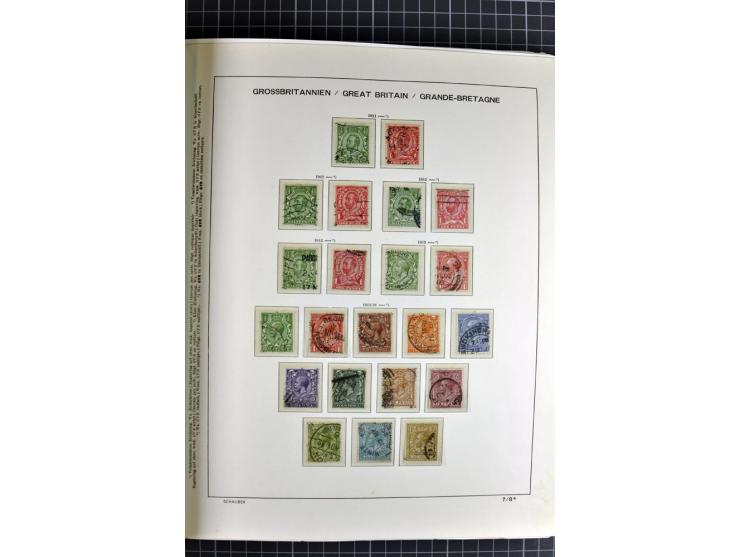 1840/2000, gestempelte Sammlung ab Mi.-Nr. 1 mit einigen besseren und kpl. Ausgaben in 3 Vordruckalben, dabei einige Höchstwe