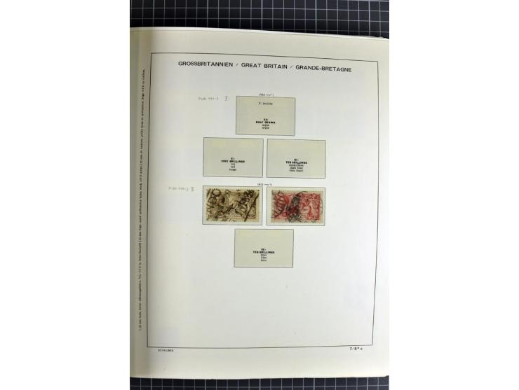 1840/2000, gestempelte Sammlung ab Mi.-Nr. 1 mit einigen besseren und kpl. Ausgaben in 3 Vordruckalben, dabei einige Höchstwe