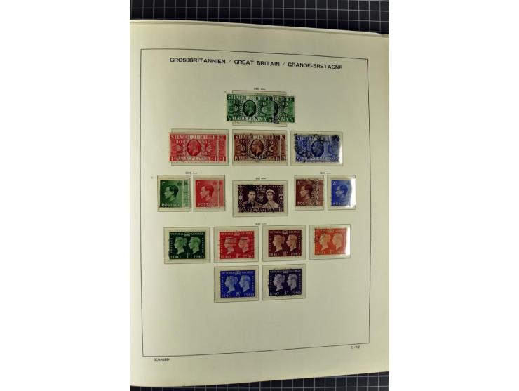 1840/2000, gestempelte Sammlung ab Mi.-Nr. 1 mit einigen besseren und kpl. Ausgaben in 3 Vordruckalben, dabei einige Höchstwe