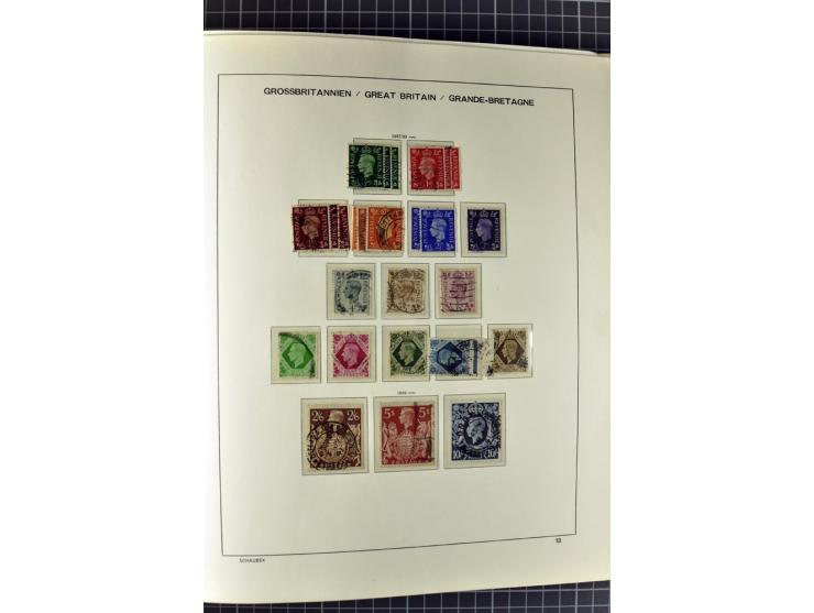1840/2000, gestempelte Sammlung ab Mi.-Nr. 1 mit einigen besseren und kpl. Ausgaben in 3 Vordruckalben, dabei einige Höchstwe