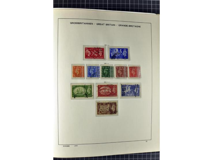 1840/2000, gestempelte Sammlung ab Mi.-Nr. 1 mit einigen besseren und kpl. Ausgaben in 3 Vordruckalben, dabei einige Höchstwe