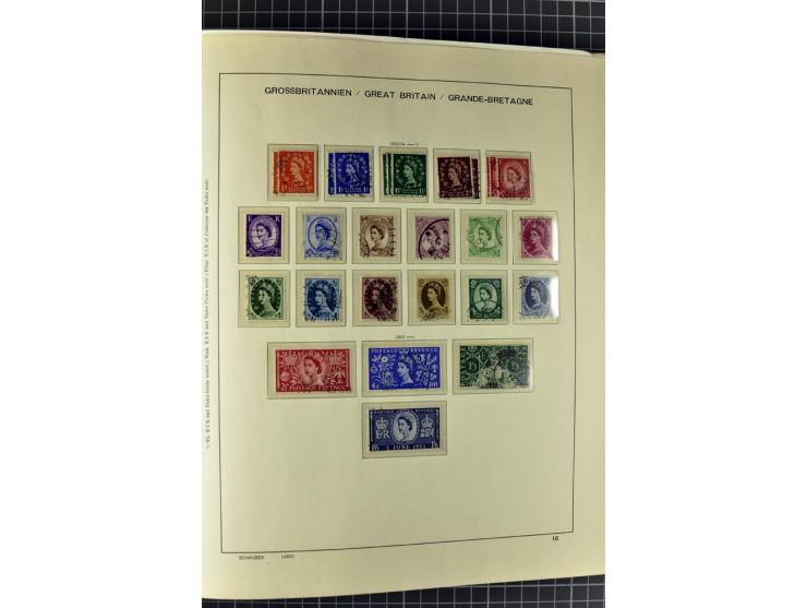 1840/2000, gestempelte Sammlung ab Mi.-Nr. 1 mit einigen besseren und kpl. Ausgaben in 3 Vordruckalben, dabei einige Höchstwe