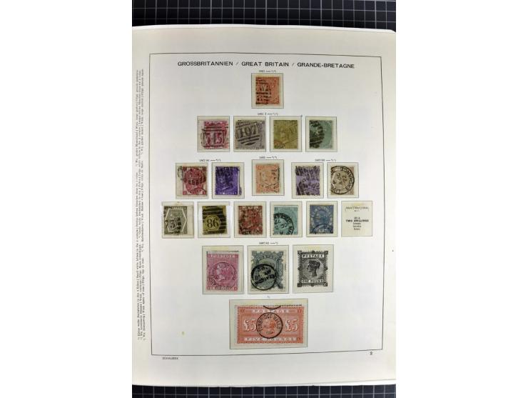 1840/2000, gestempelte Sammlung ab Mi.-Nr. 1 mit einigen besseren und kpl. Ausgaben in 3 Vordruckalben, dabei einige Höchstwe