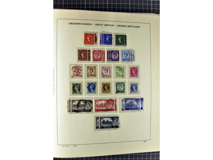 1840/2000, gestempelte Sammlung ab Mi.-Nr. 1 mit einigen besseren und kpl. Ausgaben in 3 Vordruckalben, dabei einige Höchstwe