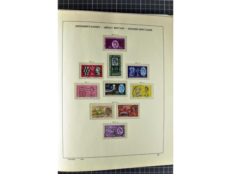 1840/2000, gestempelte Sammlung ab Mi.-Nr. 1 mit einigen besseren und kpl. Ausgaben in 3 Vordruckalben, dabei einige Höchstwe