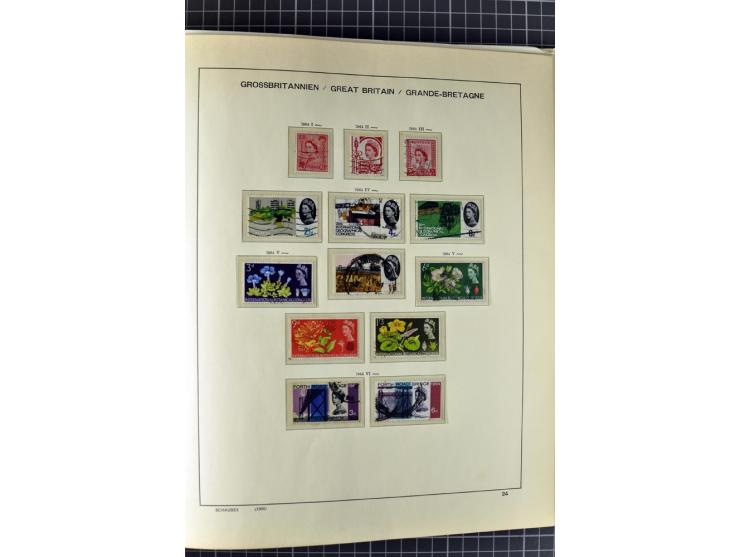 1840/2000, gestempelte Sammlung ab Mi.-Nr. 1 mit einigen besseren und kpl. Ausgaben in 3 Vordruckalben, dabei einige Höchstwe