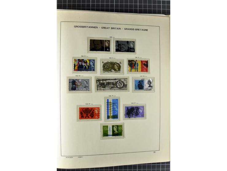 1840/2000, gestempelte Sammlung ab Mi.-Nr. 1 mit einigen besseren und kpl. Ausgaben in 3 Vordruckalben, dabei einige Höchstwe