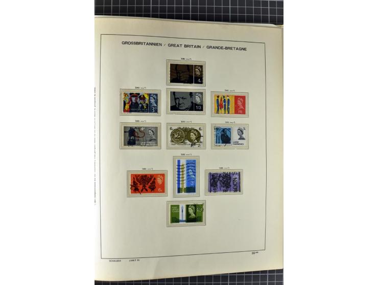 1840/2000, gestempelte Sammlung ab Mi.-Nr. 1 mit einigen besseren und kpl. Ausgaben in 3 Vordruckalben, dabei einige Höchstwe