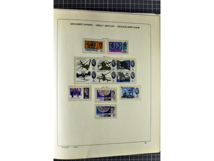 1840/2000, gestempelte Sammlung ab Mi.-Nr. 1 mit einigen besseren und kpl. Ausgaben in 3 Vordruckalben, dabei einige Höchstwe