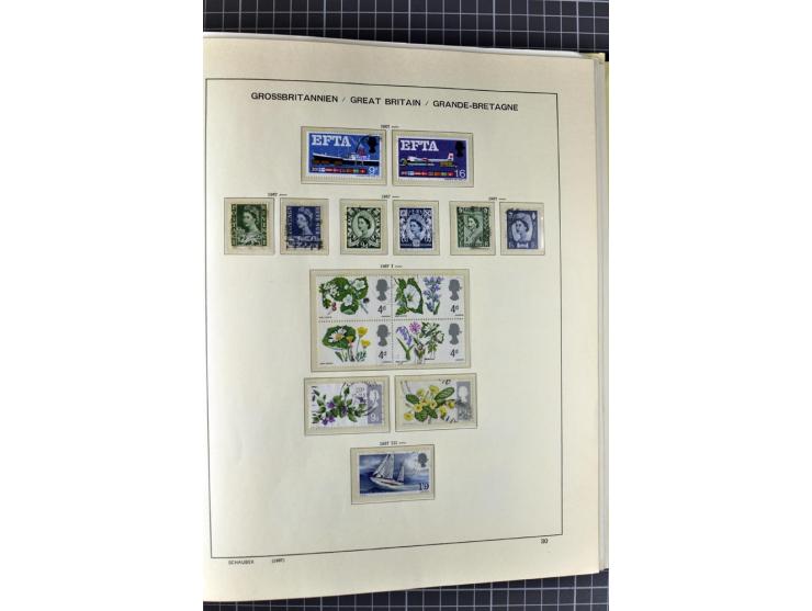 1840/2000, gestempelte Sammlung ab Mi.-Nr. 1 mit einigen besseren und kpl. Ausgaben in 3 Vordruckalben, dabei einige Höchstwe