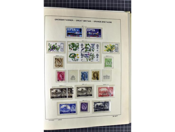 1840/2000, gestempelte Sammlung ab Mi.-Nr. 1 mit einigen besseren und kpl. Ausgaben in 3 Vordruckalben, dabei einige Höchstwe