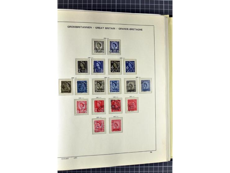 1840/2000, gestempelte Sammlung ab Mi.-Nr. 1 mit einigen besseren und kpl. Ausgaben in 3 Vordruckalben, dabei einige Höchstwe