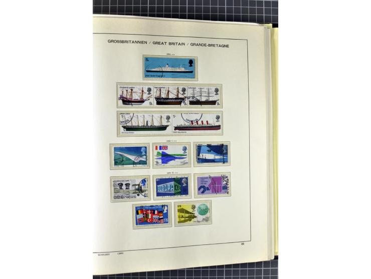 1840/2000, gestempelte Sammlung ab Mi.-Nr. 1 mit einigen besseren und kpl. Ausgaben in 3 Vordruckalben, dabei einige Höchstwe