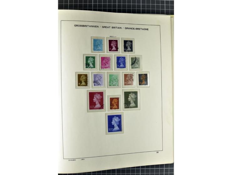 1840/2000, gestempelte Sammlung ab Mi.-Nr. 1 mit einigen besseren und kpl. Ausgaben in 3 Vordruckalben, dabei einige Höchstwe