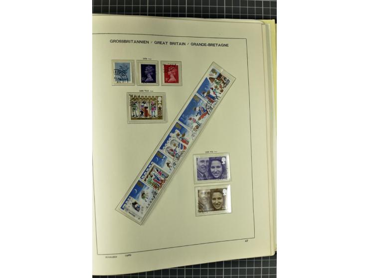 1840/2000, gestempelte Sammlung ab Mi.-Nr. 1 mit einigen besseren und kpl. Ausgaben in 3 Vordruckalben, dabei einige Höchstwe
