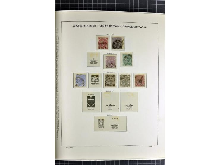 1840/2000, gestempelte Sammlung ab Mi.-Nr. 1 mit einigen besseren und kpl. Ausgaben in 3 Vordruckalben, dabei einige Höchstwe