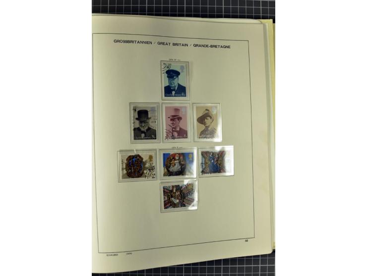 1840/2000, gestempelte Sammlung ab Mi.-Nr. 1 mit einigen besseren und kpl. Ausgaben in 3 Vordruckalben, dabei einige Höchstwe