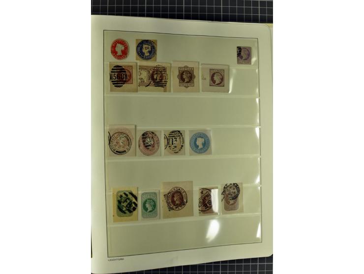 1840/2000, gestempelte Sammlung ab Mi.-Nr. 1 mit einigen besseren und kpl. Ausgaben in 3 Vordruckalben, dabei einige Höchstwe