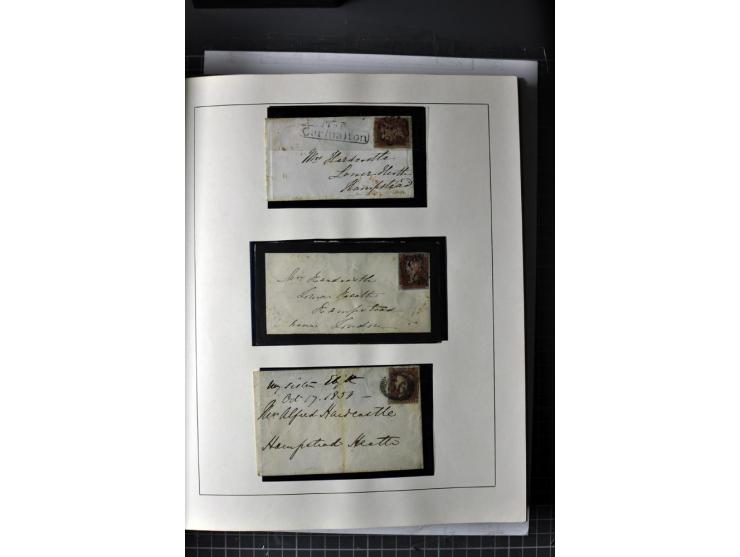 1840/ 1901, Queen Victoria issues, mint and used specialized collection with singles multiples, covers, plate reconstructions