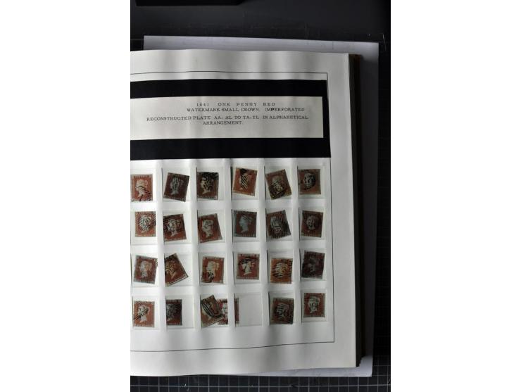 1840/ 1901, Queen Victoria issues, mint and used specialized collection with singles multiples, covers, plate reconstructions