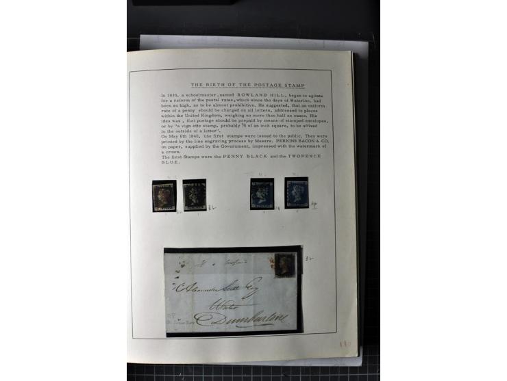 1840/ 1901, Queen Victoria issues, mint and used specialized collection with singles multiples, covers, plate reconstructions