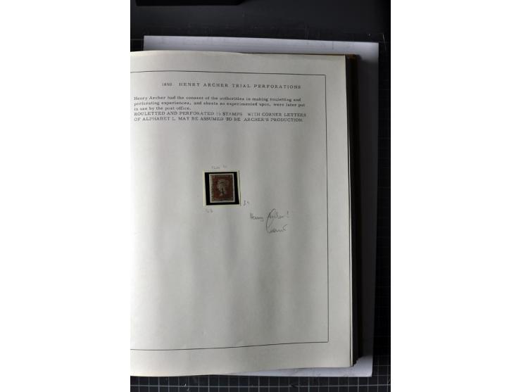 1840/ 1901, Queen Victoria issues, mint and used specialized collection with singles multiples, covers, plate reconstructions