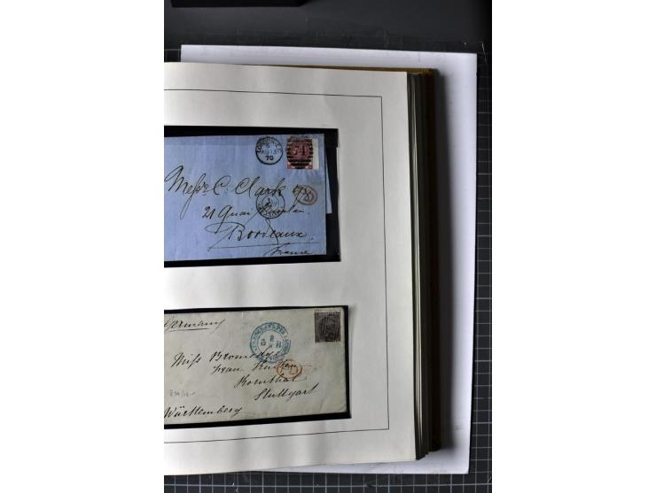 1840/ 1901, Queen Victoria issues, mint and used specialized collection with singles multiples, covers, plate reconstructions