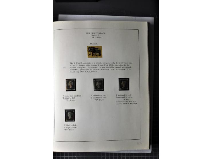 1840/ 1901, Queen Victoria issues, mint and used specialized collection with singles multiples, covers, plate reconstructions