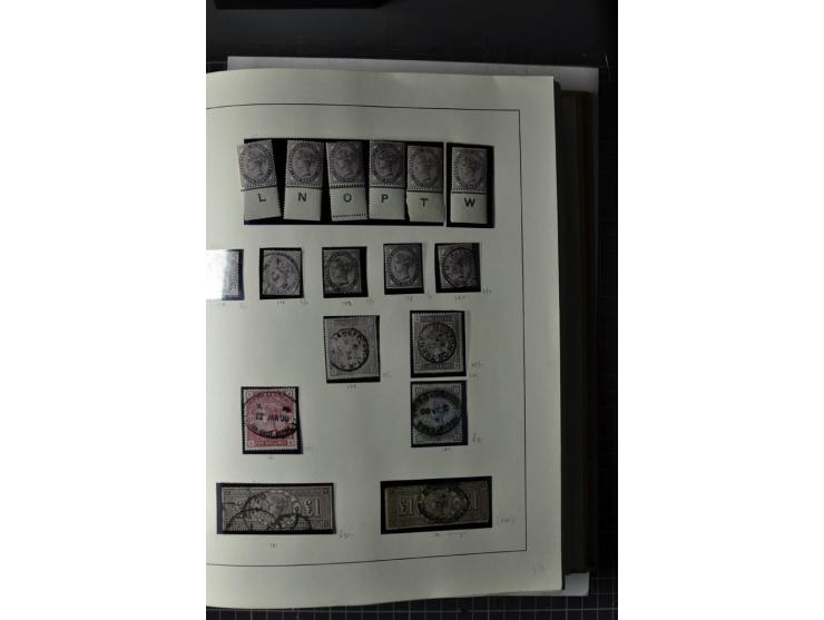 1840/ 1901, Queen Victoria issues, mint and used specialized collection with singles multiples, covers, plate reconstructions